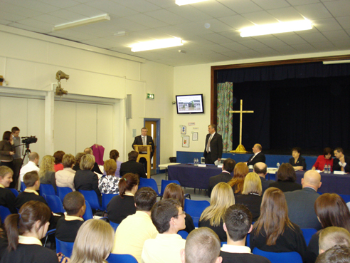 Consultation launch at St Richard Gwyn in Barry