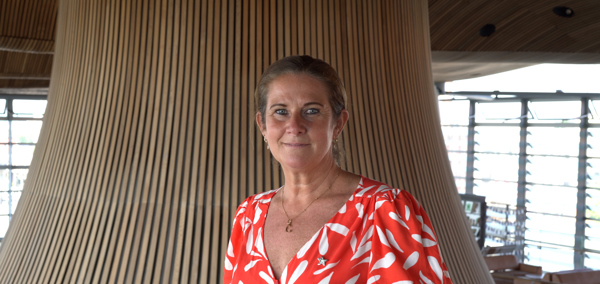 A photo of Rhian Mannings at the Senedd